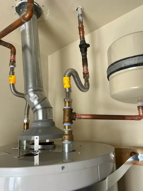 Water heater installation and plumbing repair in Stoneridge